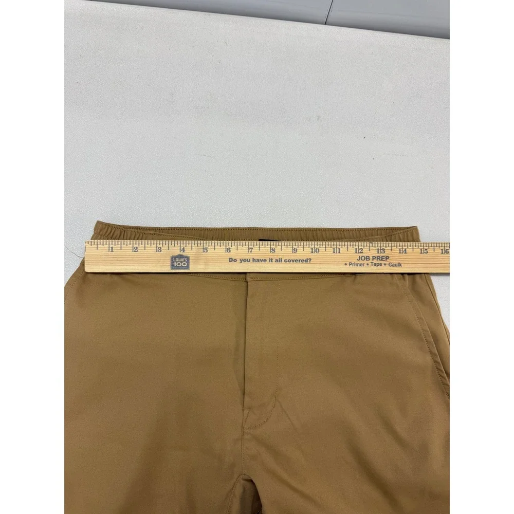 The North Face Mens Tan Brown Elastic Waist Outdoor Hiking Pants Size 30